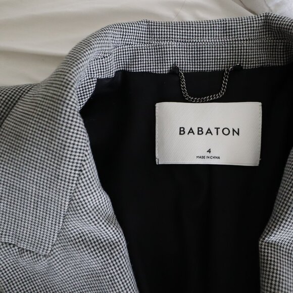 Babaton - Double Breasted Check Blazer - Picture 4 of 5